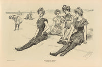 Picturesque America Coastal Scene Poster Print by Charles Dana Gibson