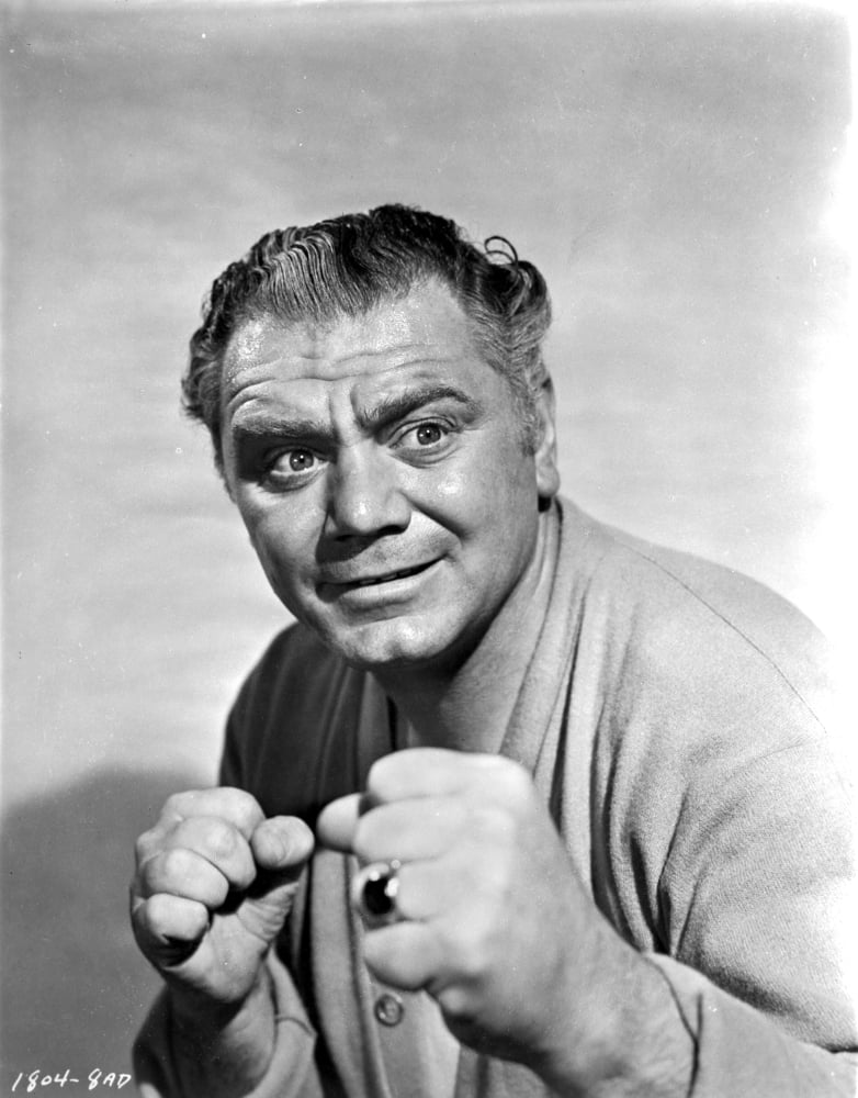 Ernest Borgnine iconic photo print showcasing Hollywood legend.