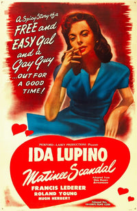 One Rainy Afternoon movie poster print featuring Ida Lupino from 1936.
