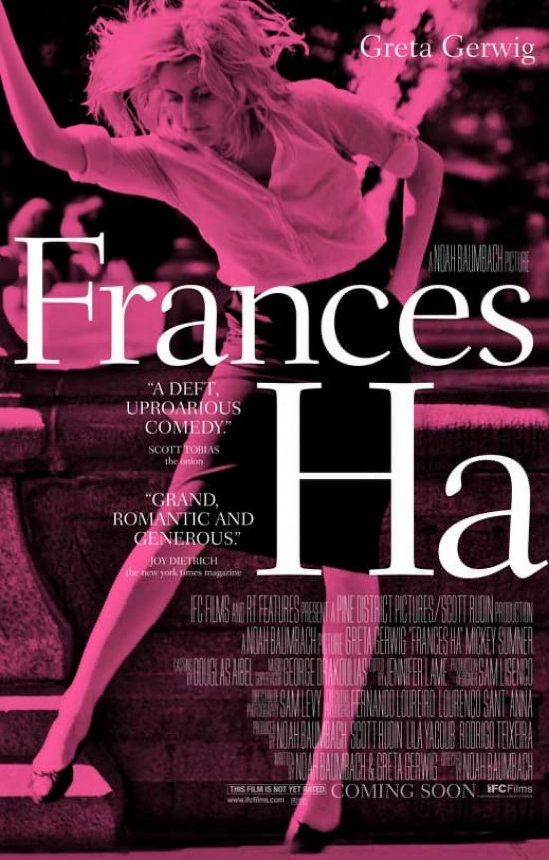 Francis Ha Movie Poster - 11x17 size, vibrant design capturing the essence of the film.