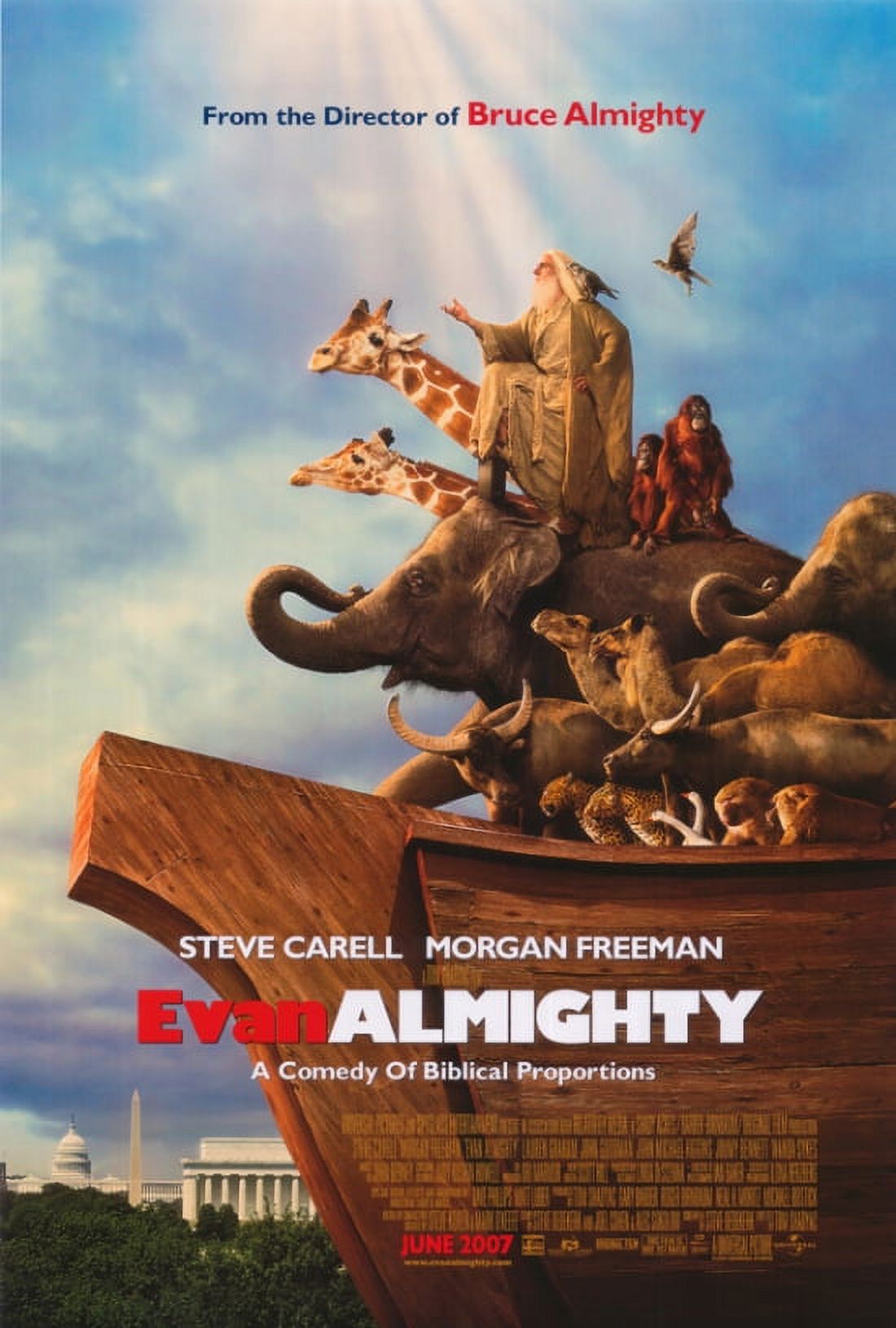 Evan Almighty Movie Poster 11x17 print showcasing vibrant design.