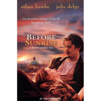 Before Sunrise Movie Poster 11x17 art print featuring romantic cinematic imagery.