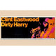 Dirty Harry Movie Poster featuring Clint Eastwood in a classic action film scene.