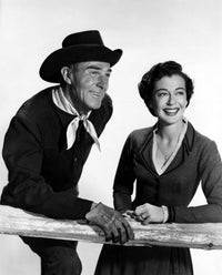 Seven Men from Now photo poster print featuring Randolph Scott and Gail Russell