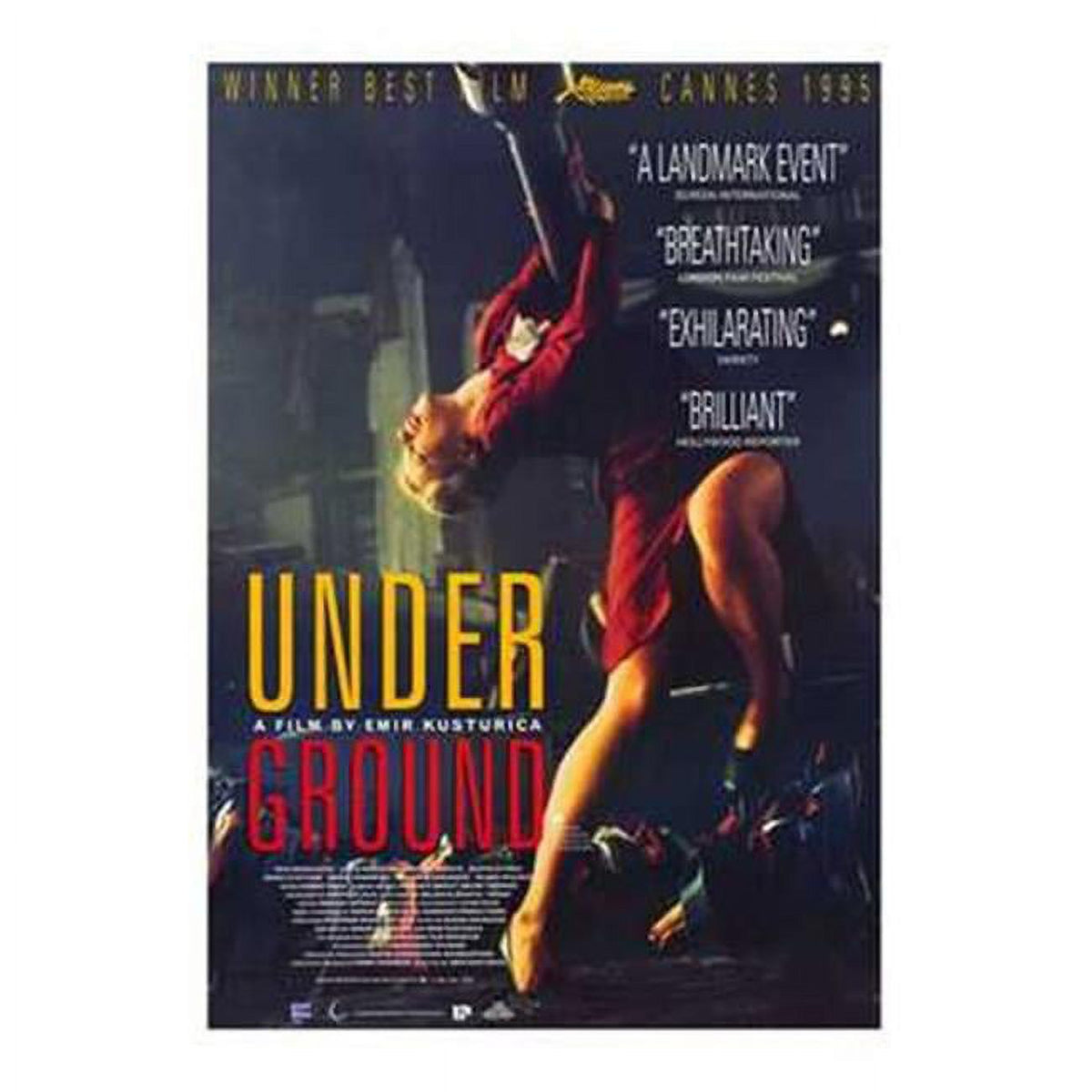 Underground Movie Poster in 11x17 size, perfect for home decor.