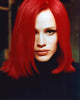 Jennifer Garner Alias photo print in red wig, 8x10