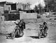 Easy Rider Motorcycle Photo Print with Cowboy Hat