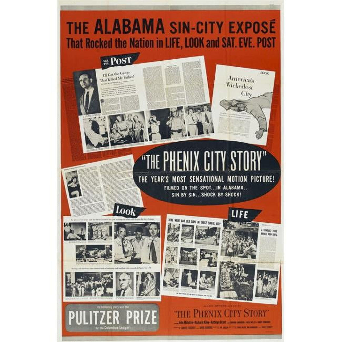 The Phenix City Story Movie Poster Print - 27 x 40 inches
