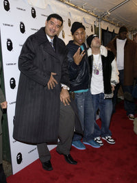 Pharrell Williams and NIGO at A Bathing Ape Store Opening Photo Print