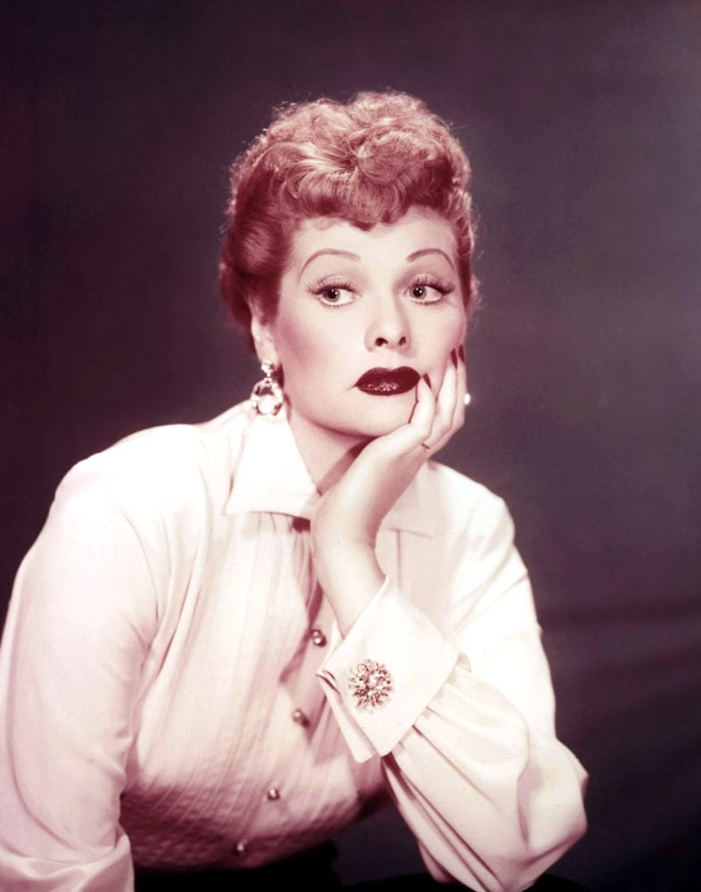 Lucille Ball Portrait Poster Print - Vintage TV Icon