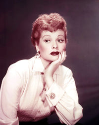 Lucille Ball Portrait Poster Print - Vintage TV Icon