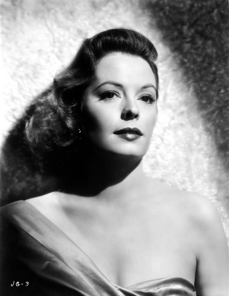 Jane Greer leaning against a wall portrait photo print