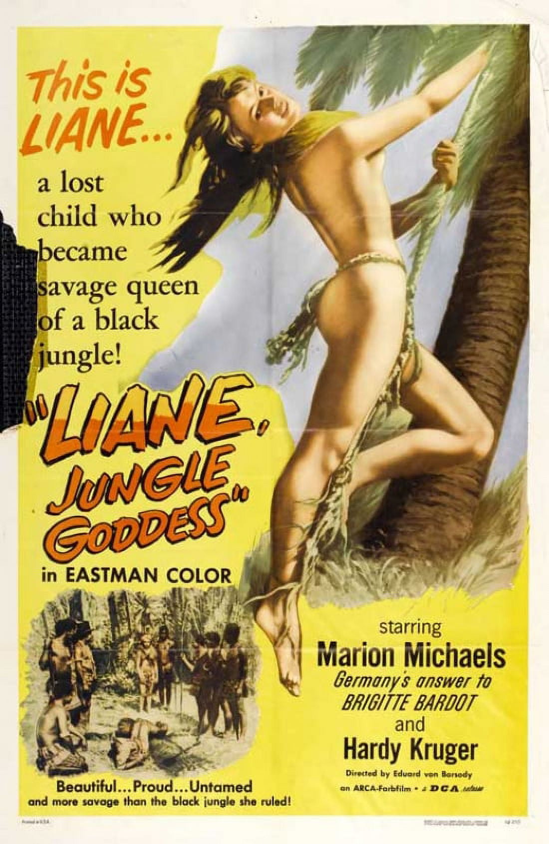 Liane Jungle Goddess Movie Poster Print 27x40