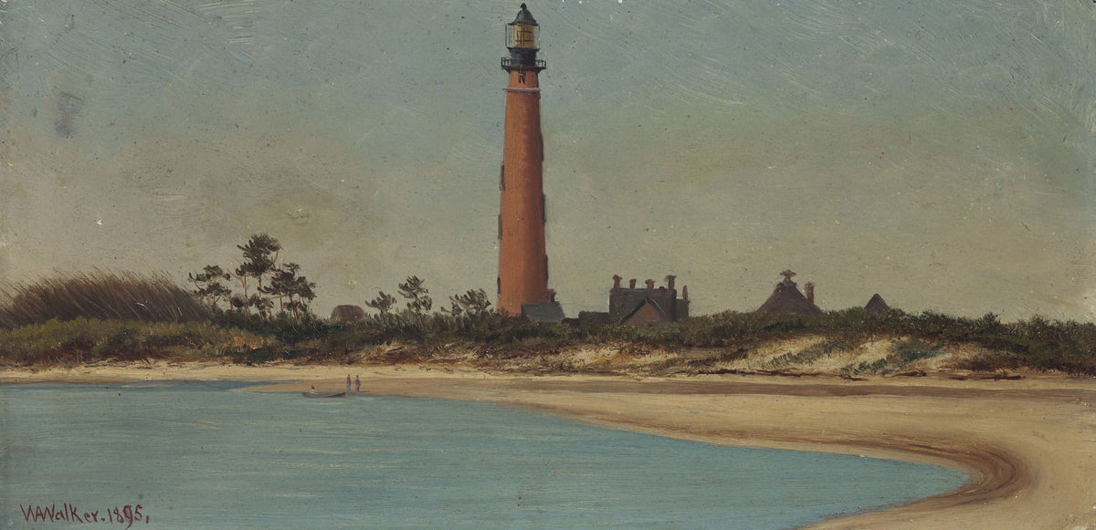 Ponce de Leon Inlet Lighthouse Poster Print by William Aiken Walker