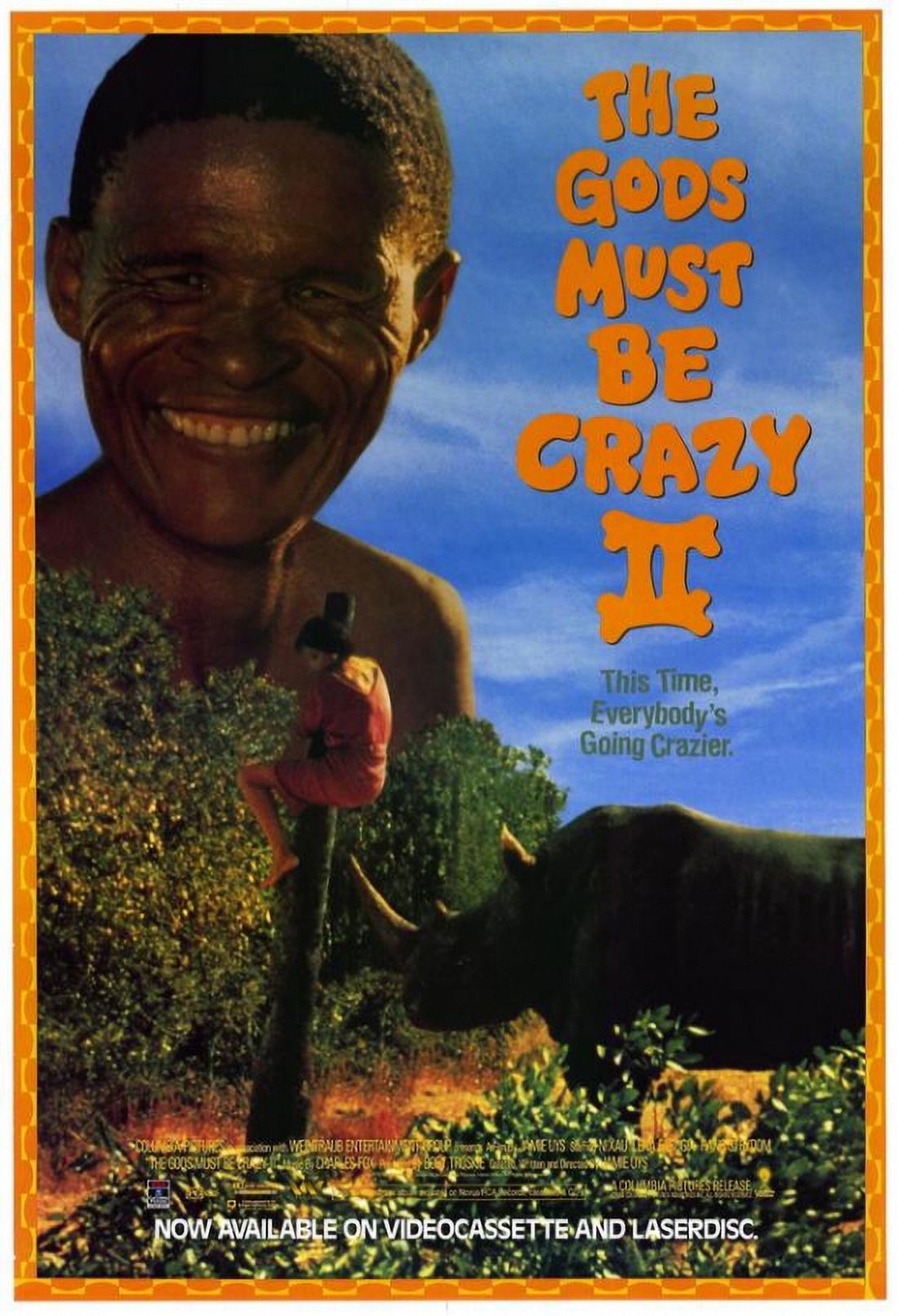 The Gods Must Be Crazy 2 movie poster 11x17 print