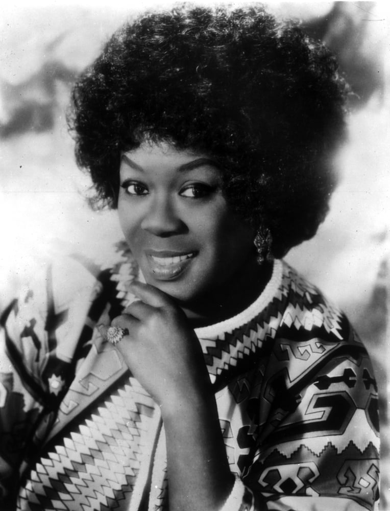Black and White Portrait Photo Print of Sarah Vaughan