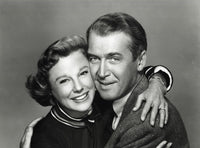 June Allyson and James Stewart classic photo print, capturing a golden age Hollywood moment.