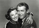June Allyson and James Stewart classic photo print, capturing a golden age Hollywood moment.