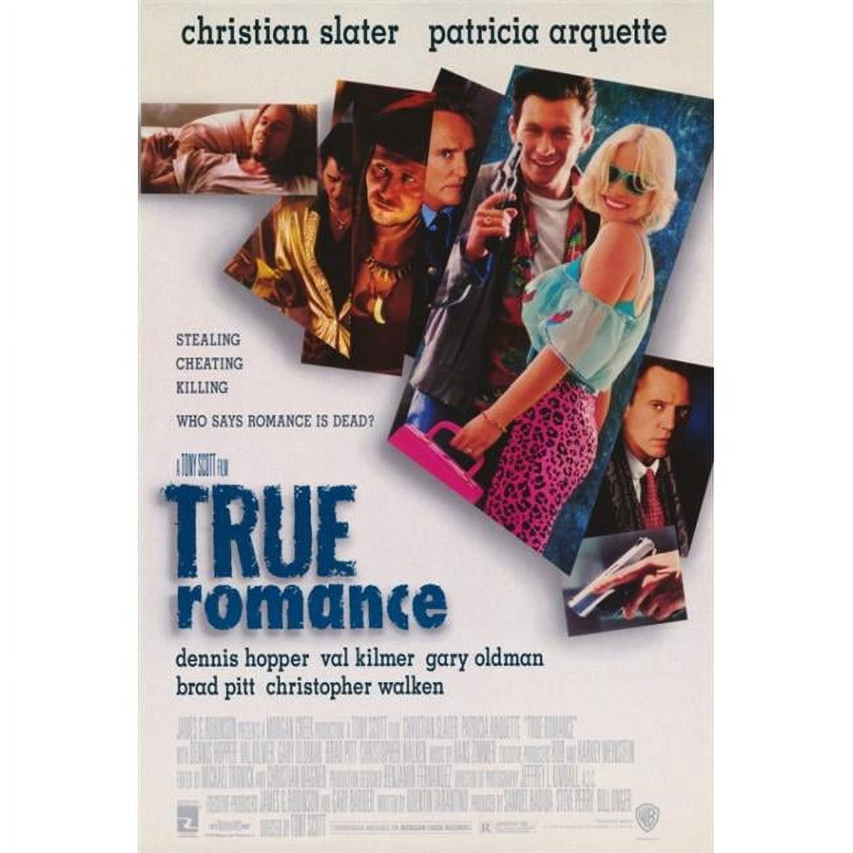 True Romance Movie Poster Print 27x40 featuring iconic film artwork.