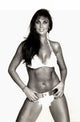 Caroline Munro in white bikini photo print - stunning vintage photography.