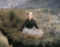 Rest (1891) art print by Mas I Fondevila, oil on canvas