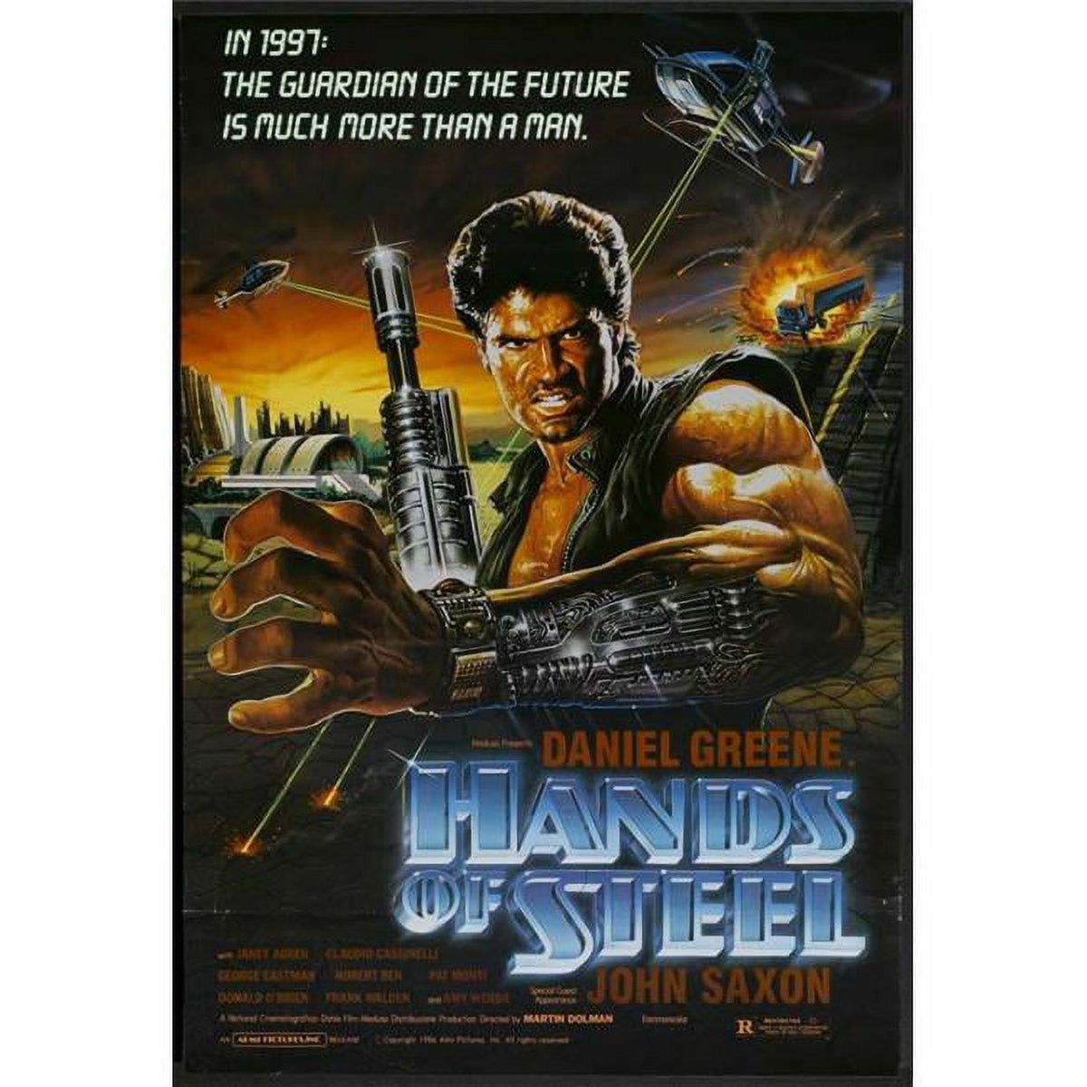 Hands of Steel Movie Poster Print in vibrant colors