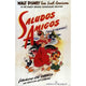 Saludos Amigos Movie Poster 11x17 print featuring vibrant Disney characters.