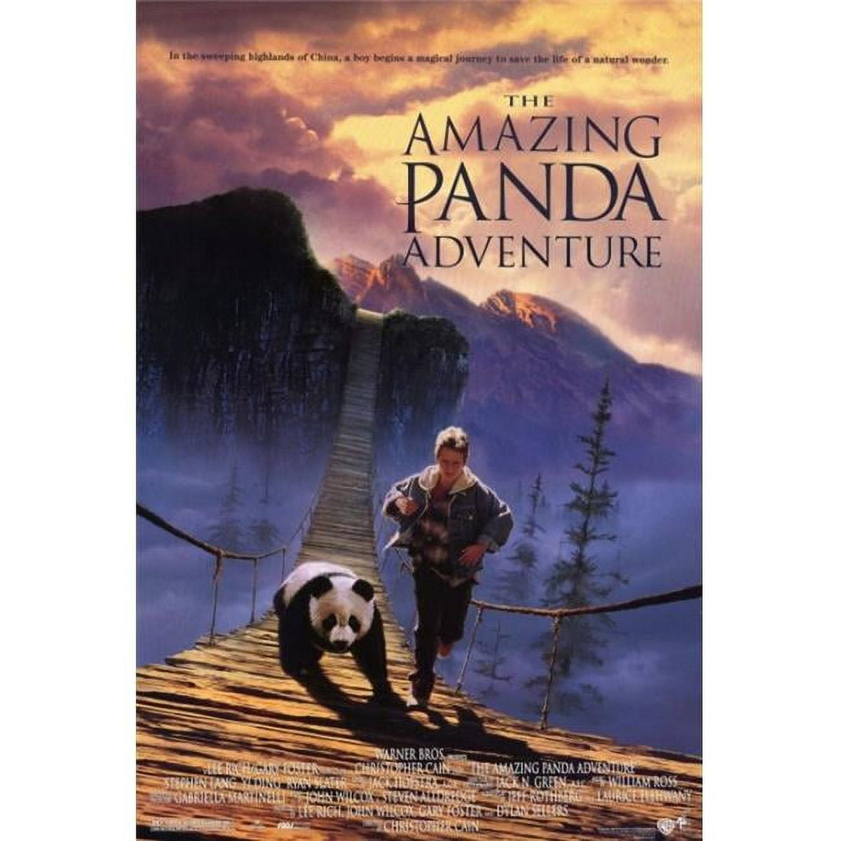 The Amazing Panda Adventure movie poster print 27x40