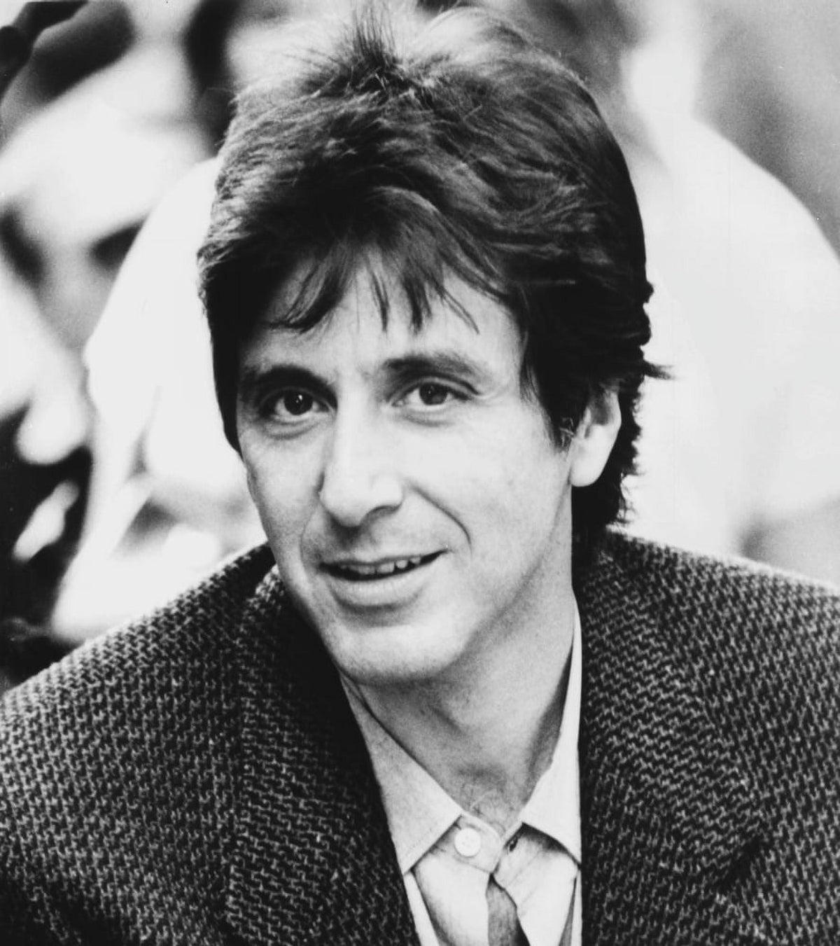 Al Pacino smiling photo print showcasing the iconic actor's charm.