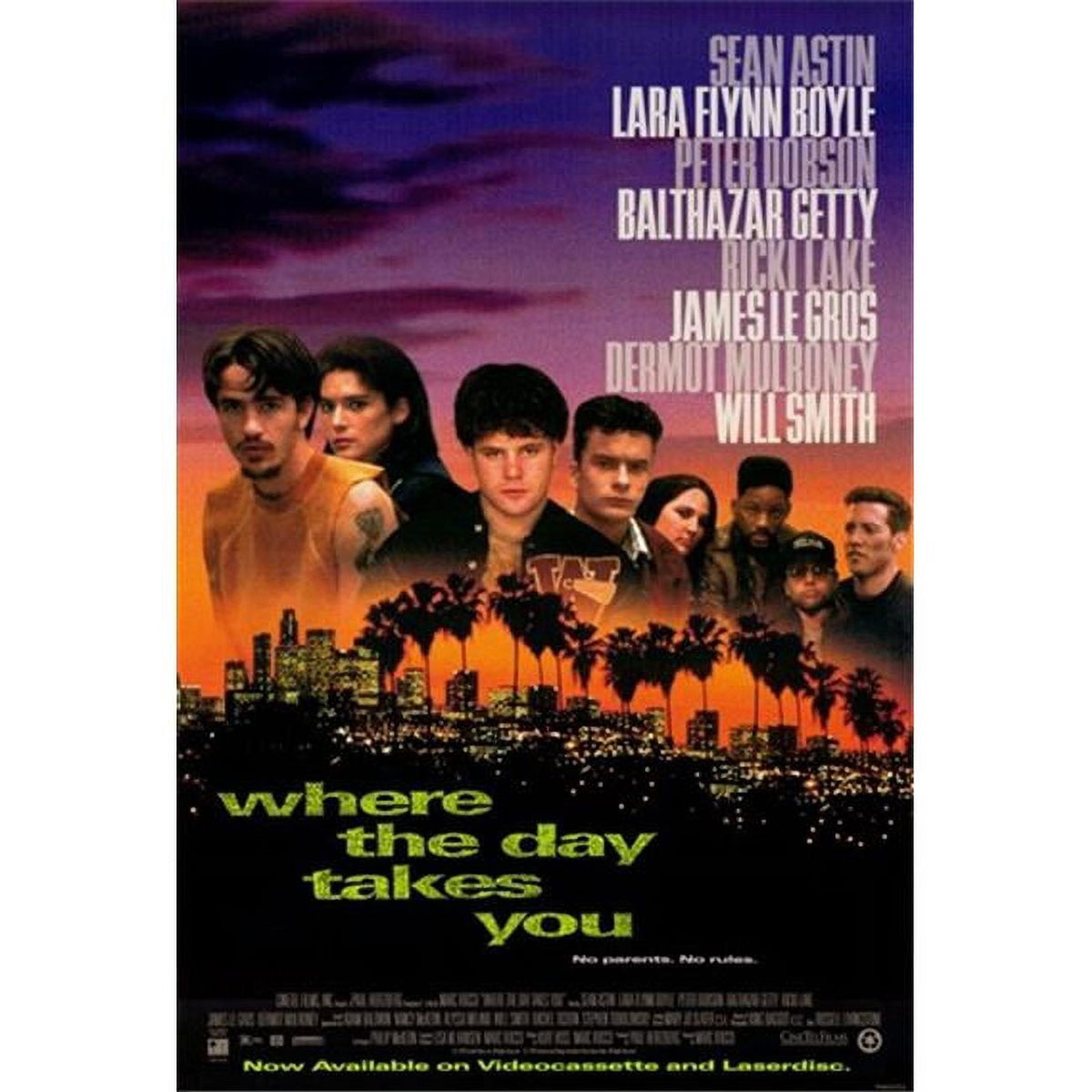 'Where the Day Takes You' movie poster in 11x17 size.