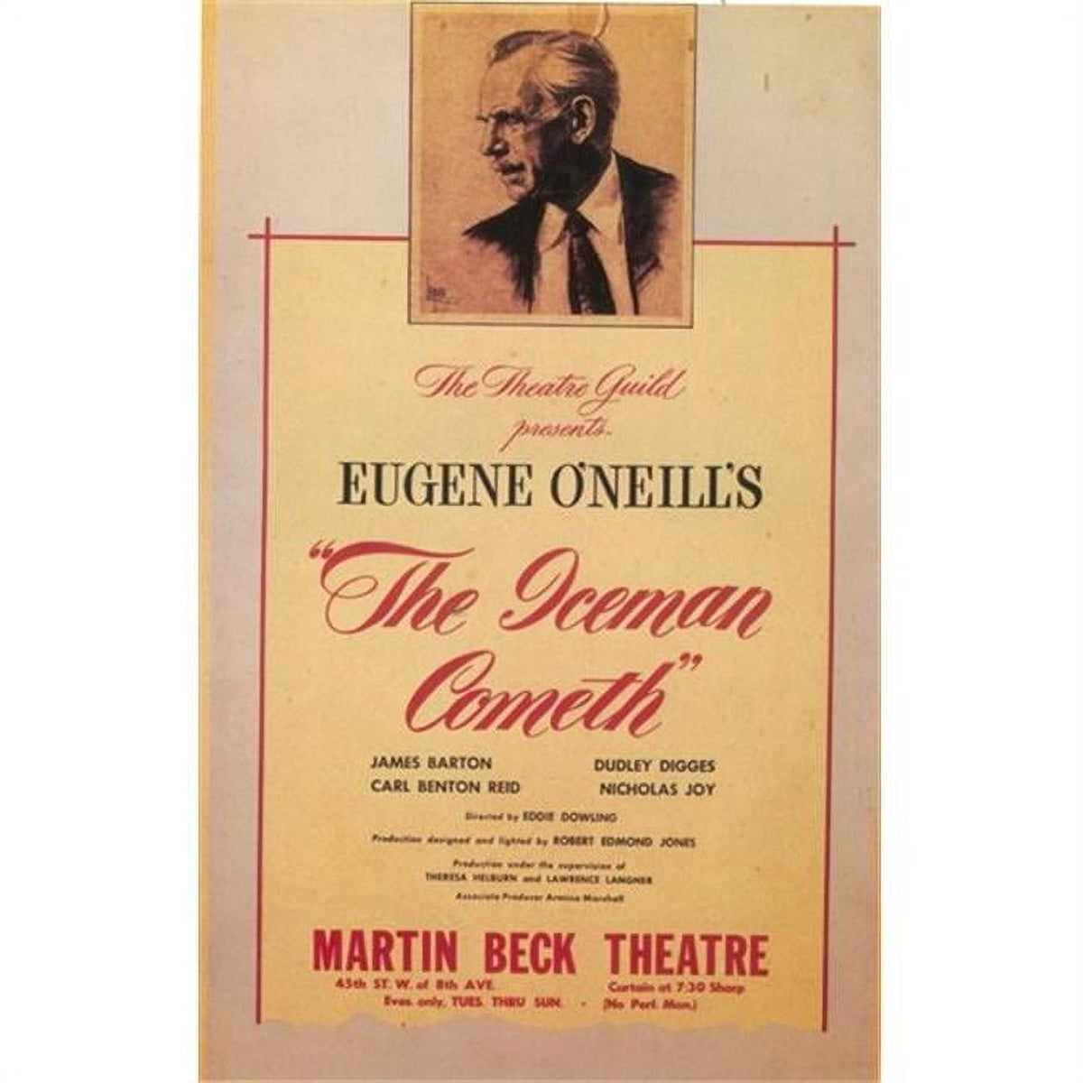 The Iceman Cometh Broadway Movie Poster 11x17