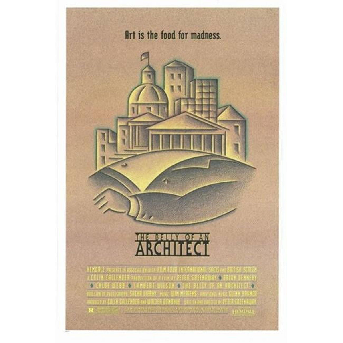 The Belly of an Architect movie poster 11x17