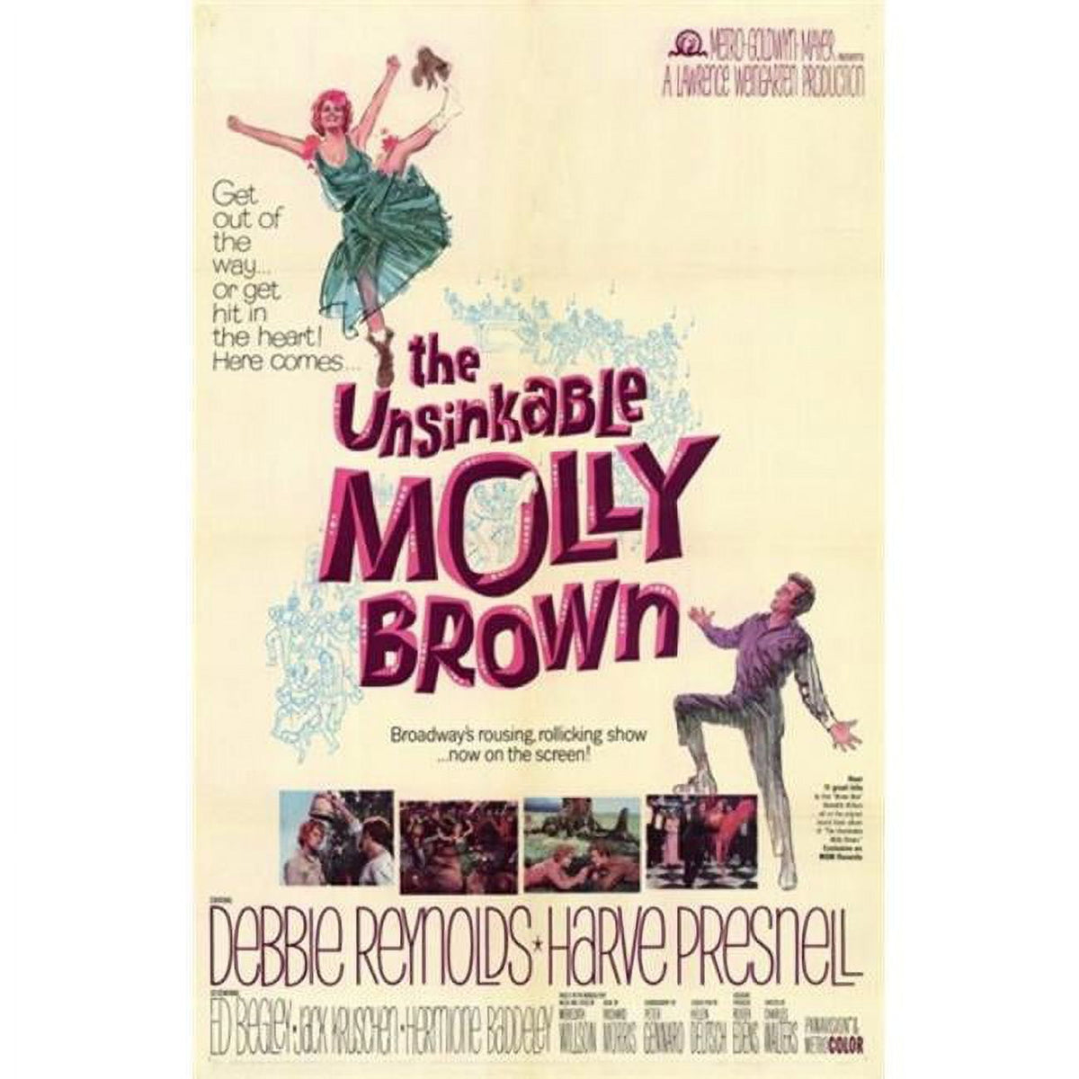 The Unsinkable Molly Brown movie poster 11x17 print.