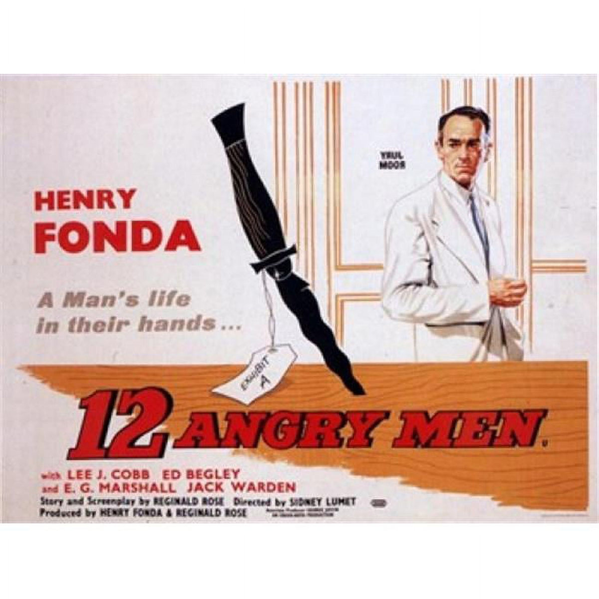 12 Angry Men Movie Poster - 17x11 Print