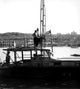 Ernest Hemingway on a boat photo print capturing adventure.