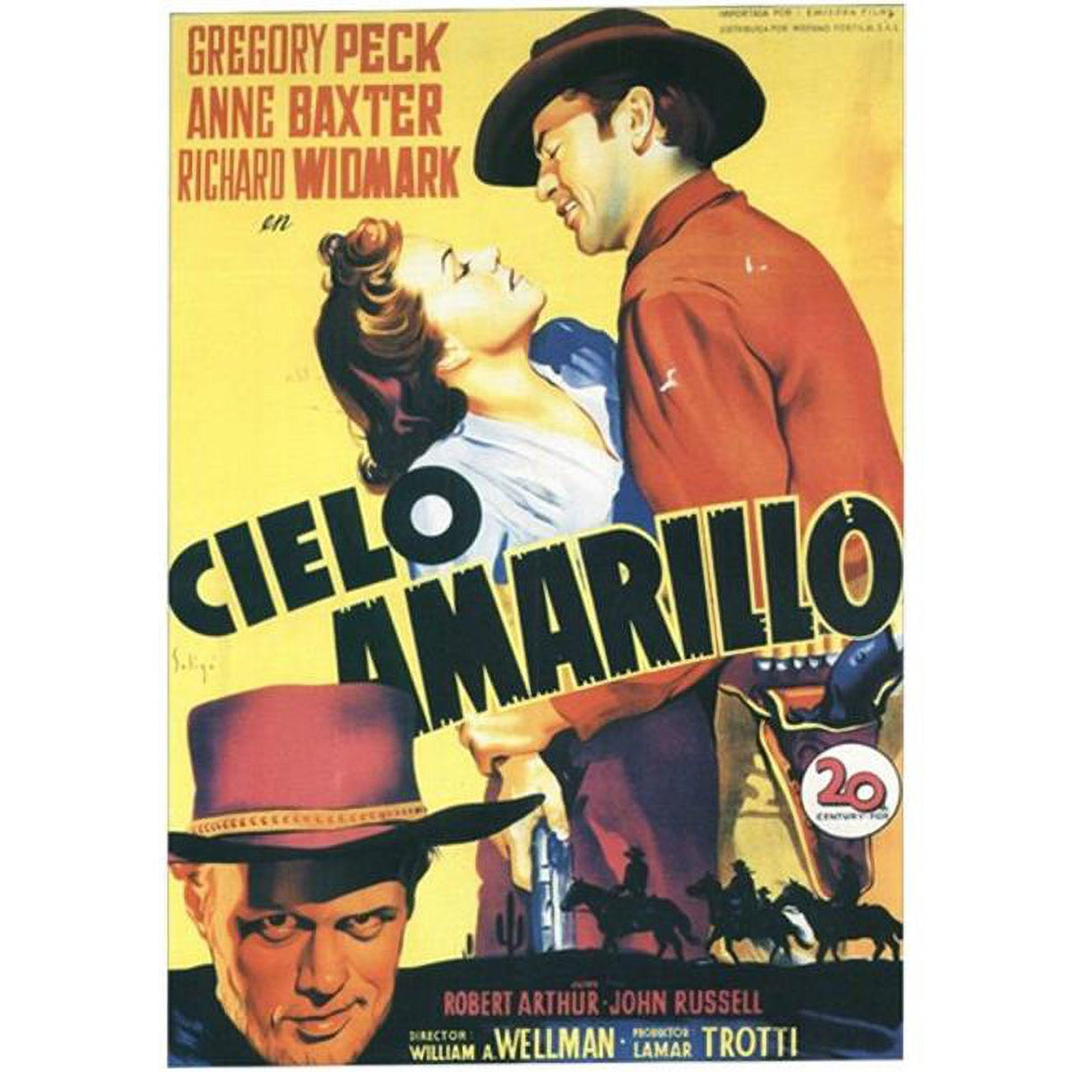 Yellow Sky Movie Poster 11x17 size print
