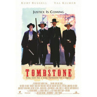 Tombstone movie poster print showcasing iconic Wild West imagery.