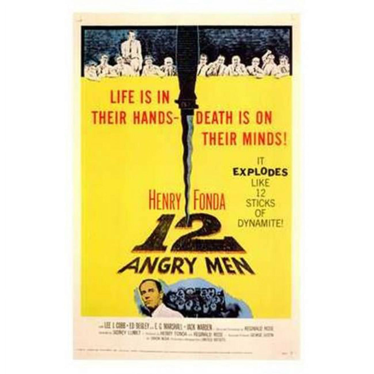 Twelve Angry Men Movie Poster 11x17 - Classic Film Art