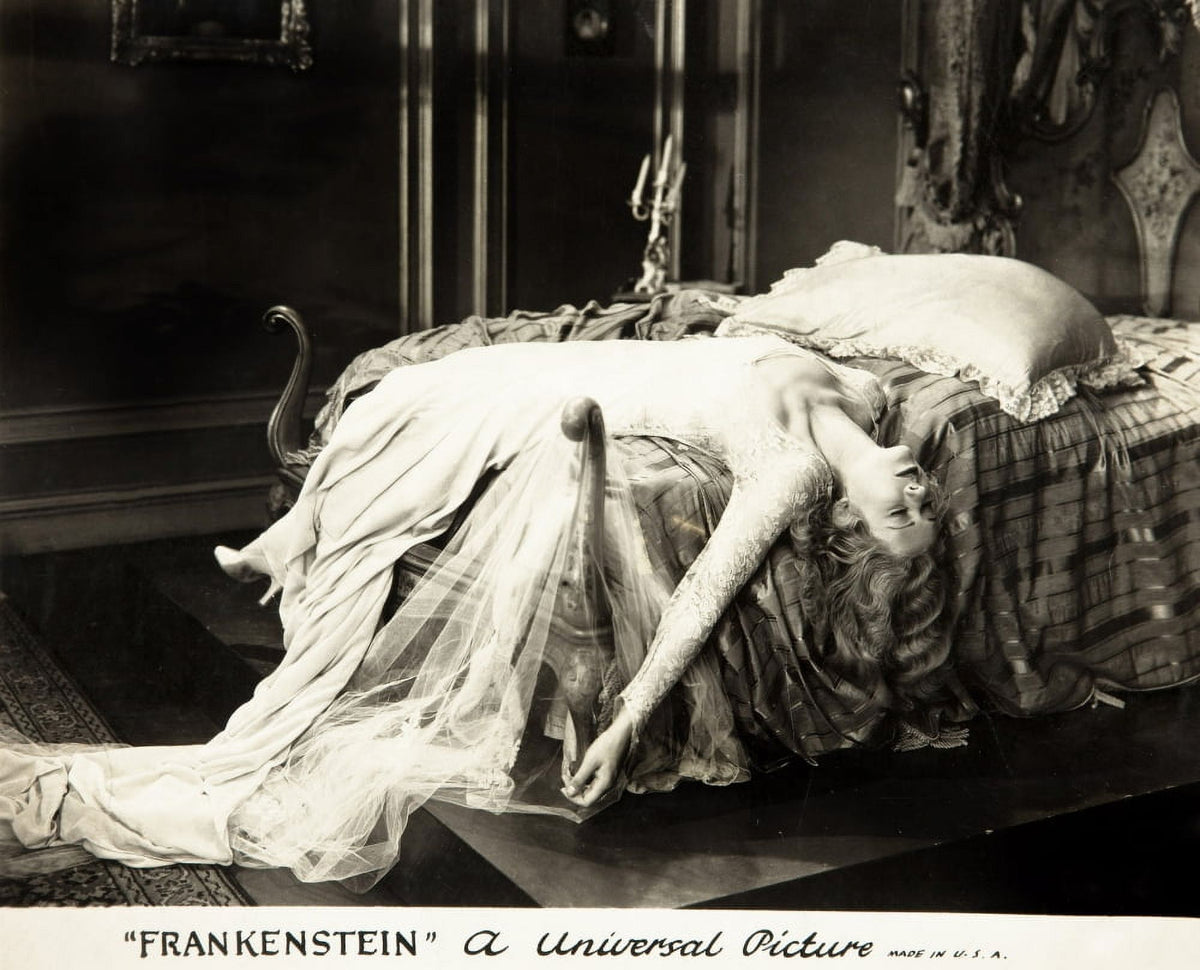 Frankenstein Lobby Card Print featuring Mae Clarke - 1931