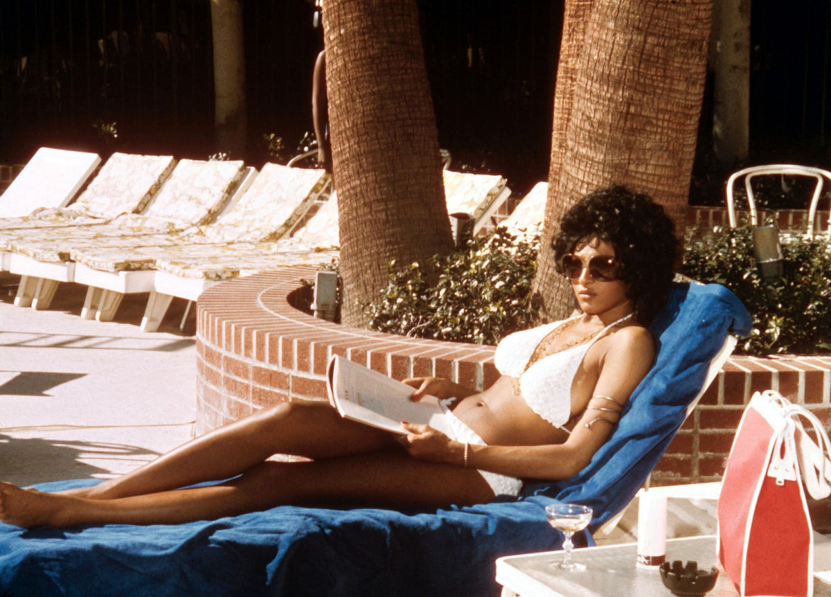Coffy movie poster print featuring Pam Grier from 1973