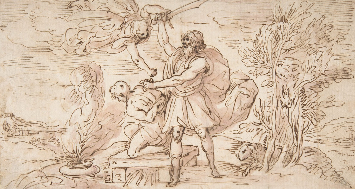Abraham's Sacrifice of Isaac poster print by Domenico Gargiulo.