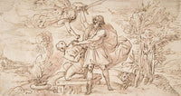 Abraham's Sacrifice of Isaac poster print by Domenico Gargiulo.