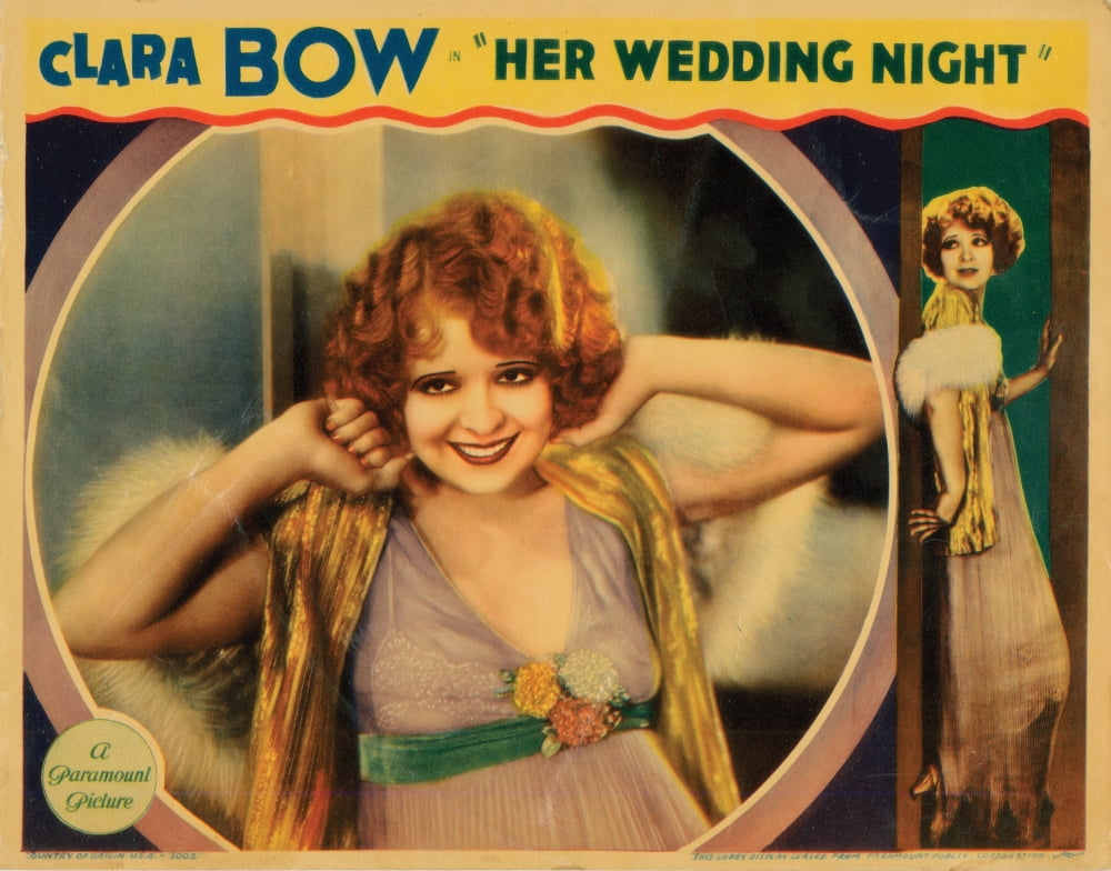 Her Wedding Night 1930 Movie Masterprint Poster featuring Clara Bow