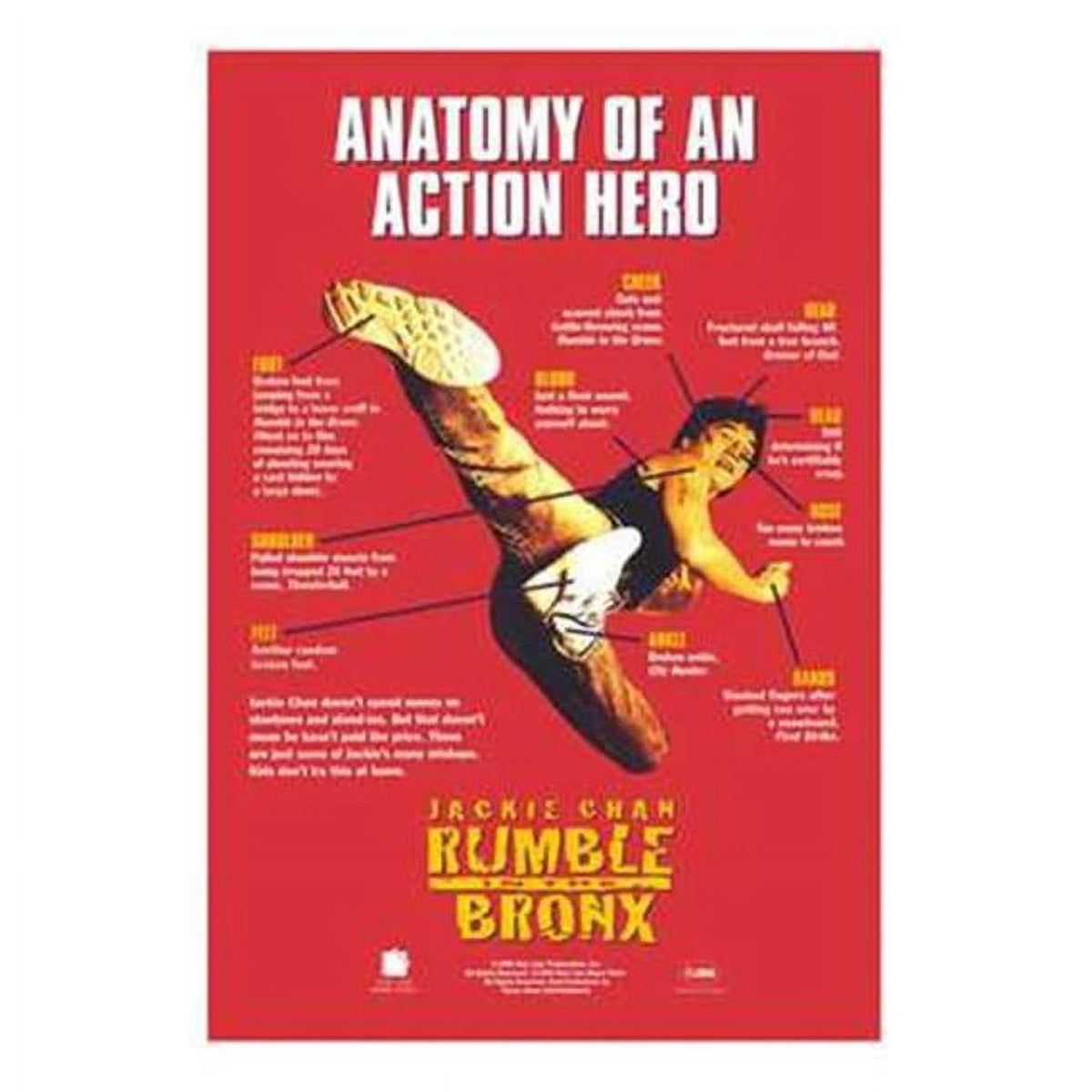 Rumble in the Bronx movie poster 11x17 print