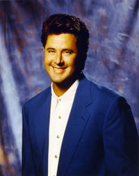 Vince Gill smiling in blue coat photo print