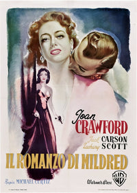 Il Romanzo Di Mildred movie poster print featuring Joan Crawford and Zachary Scott