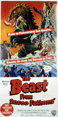 The Beast from 20000 Fathoms 1953 Movie Poster Masterprint