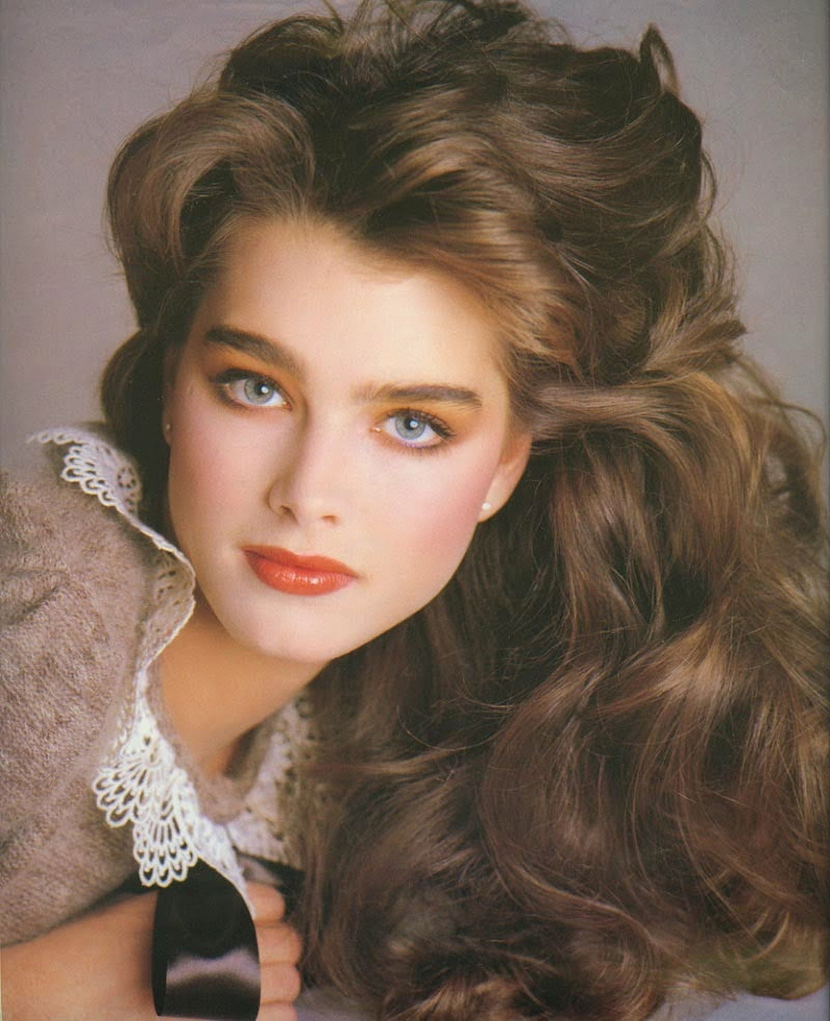 Brooke Shields Lace Collar Photo Print in various sizes
