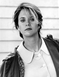 Classic Meg Ryan portrait photo print showcasing her charming smile.