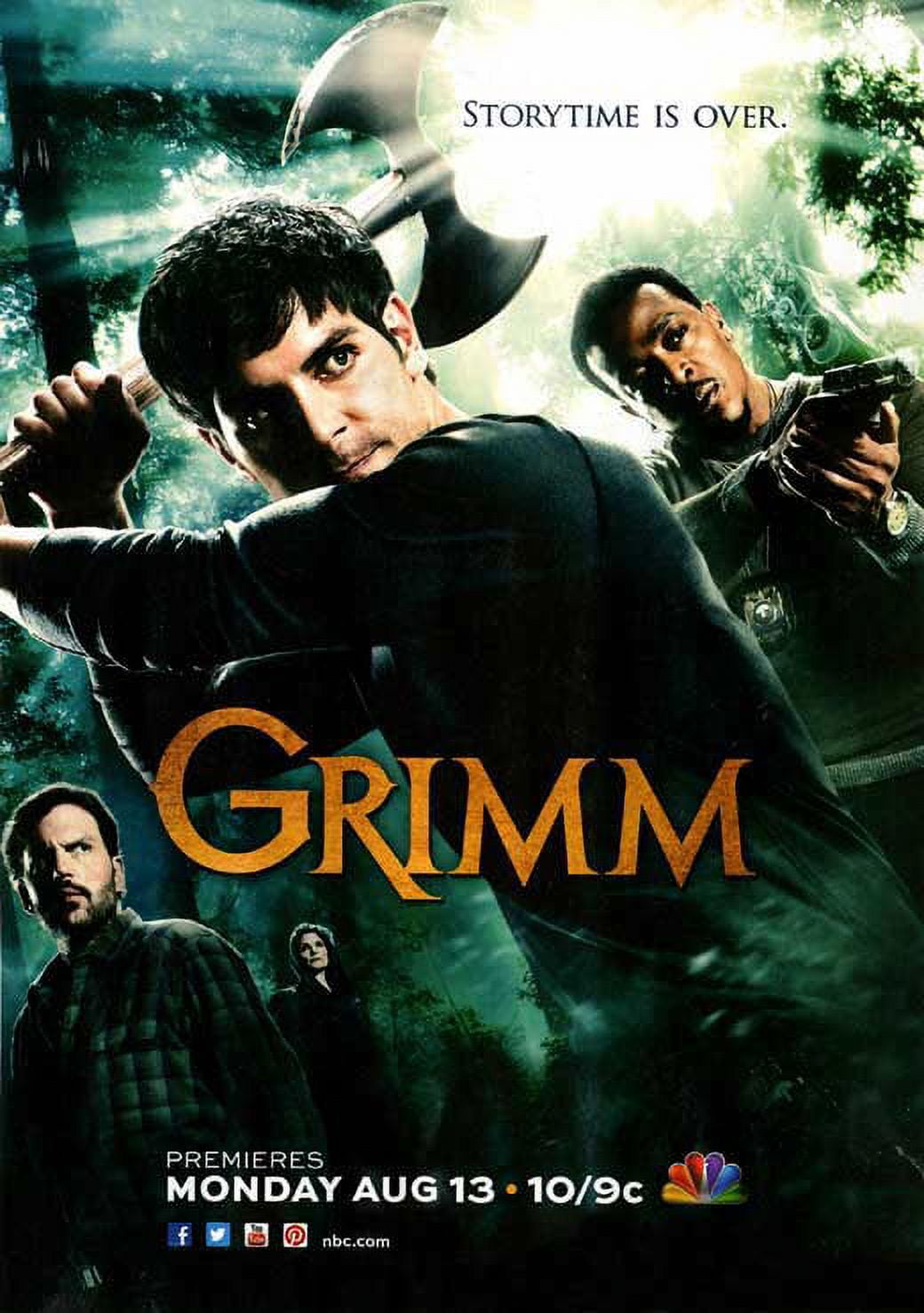 Grimm movie poster 11x17 print featuring vibrant colors and captivating design.